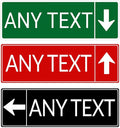 Custom Signs Outdoor Metal, Personalized Street Reflective Sign with Arrow, 8x24 Inches, Single/Double Sided, Rust Free Aluminum-UV Protected and Weatherproof