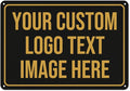 Custom Signs, Custom Sign Metal Signs Customized Signs - Personalized Signs Make Your Own Sign With Text Photo Logo For Office Business Workplace Home Bar Indoor Outdoor Use 6""x8""
