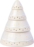 like. by Villeroy & Boch - Winter Glow Candle Holder Tree Lantern, Premium Porcelain Christmas Decoration
