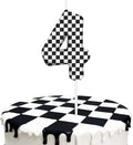 Race Car Birthday Number 4 Candles Cake Topper Birthday Party Decorations | Black and White Checkered Flag Themed Birthday Candles for Cupcake Topper Boys Girls Party Supplies