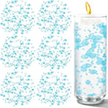 100 PCS Artificial Floating Beads for Centerpieces Vases, Light Blue 8+3mm String Beads for Wedding Party Faux Pearl String for Decorating, String Pearls for Crafts Vase Filler