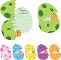 24 Pack Dinosaur Birthday Party Invitations Cards with Envelopes Dinosaur Party Supplies Fill In Birthday Dino Eggs Invite Cards Stickers for Kids Boys Girls Dinosaur Birthday Party Decorations Favor