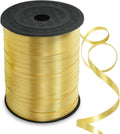 TONIFUL 500 Yards Curling Ribbon-Balloon Ribbon-Balloon String for Art&Craft Decor,Gift Wrapping,Ribbons and Bows for Graduation Christmas New Year Birthday Gifts Supplies (Gold)