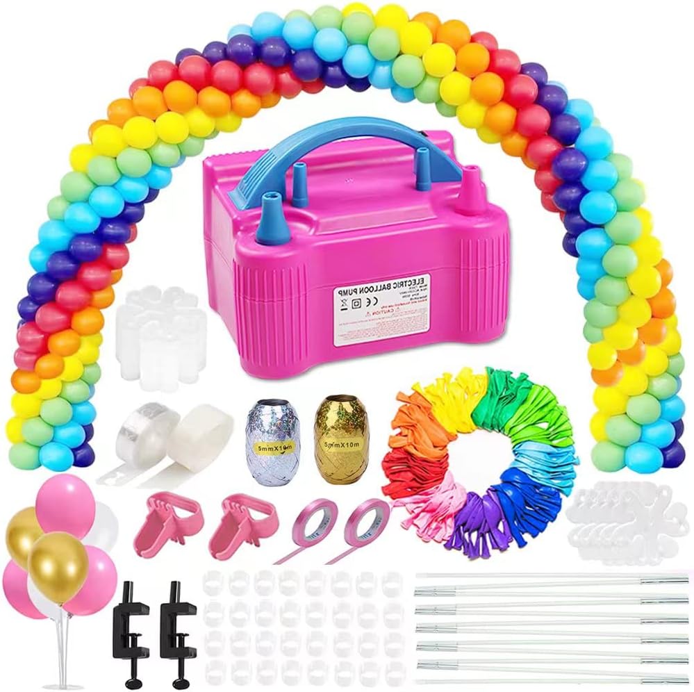 balloon arch kit and balloon pump electric, 12ft, main product view