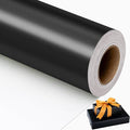 Garbendy Black Wrapping Paper - Solid Color Matte Gift Wrapping Paper Roll Perfect for Wedding, Birthday for Men, Christmas,Graduation Gifts, Father's Day Gifts - 17 Inch X 33 Feet