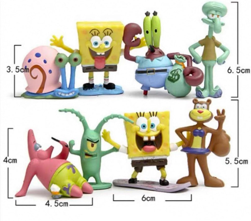 Movie Sponge Baby Garage kit Cake Ornament (Sponge Baby 8pcs)