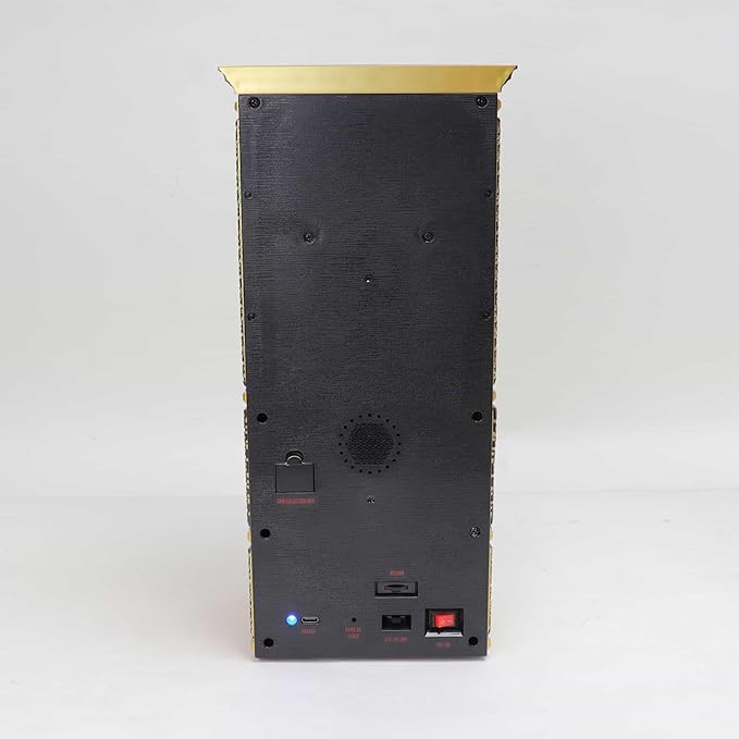 New Wave Toys Zoltar Speaks Mini Replica Fortune Teller Machine, Fully Animated 1/6 Scale with Card Dispenser, USB-C Rechargable