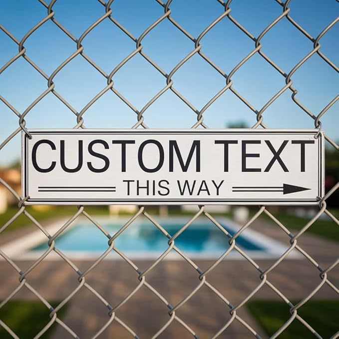 Custom Signs Outdoor Metal, Personalized Street Sign for Home Bar Wall Decor, 6x24 Inches, Indoor/Outdoor Use, Fade Resistant .040 Aluminum