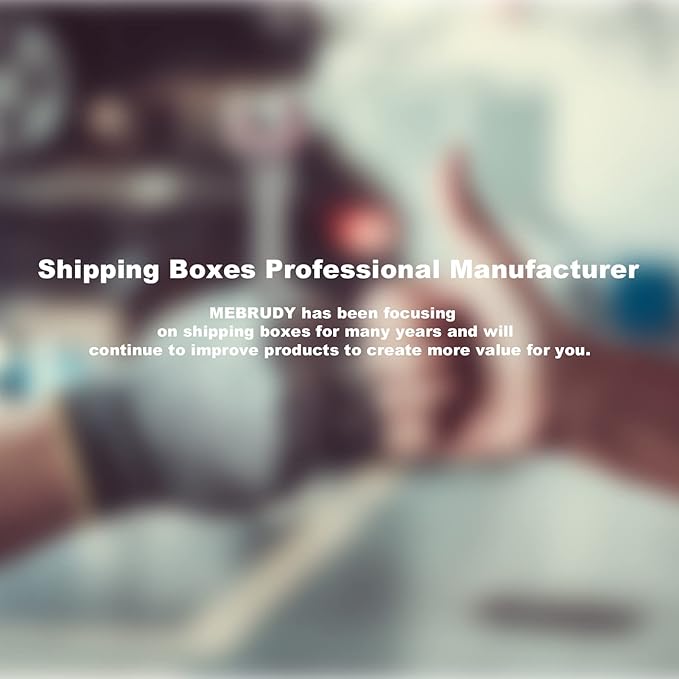 MEBRUDY 4x4x2 Inches Shipping Boxes Pack of 100, Small Corrugated Cardboard Box for Mailing Packing Literature Mailer