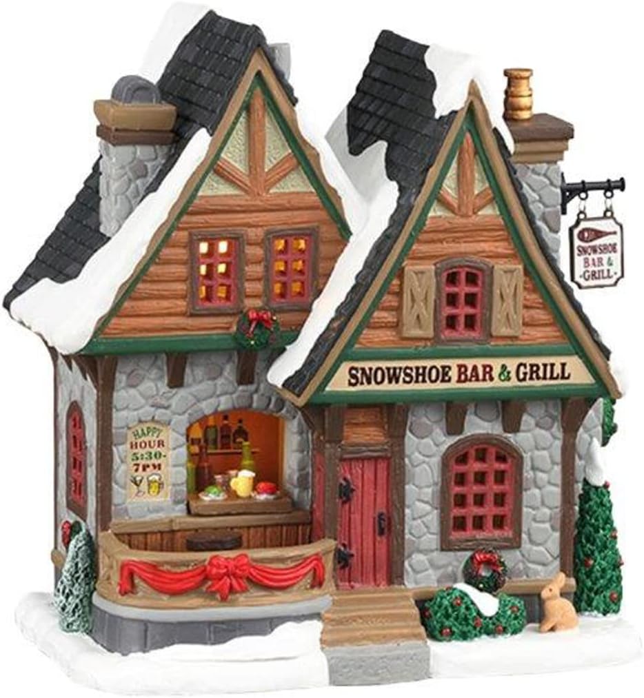 lemax village collection snowshoe bar & grill #05624, main product view