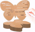 Butterfly Baby Shower Decorations - Baby Shower Advice Cards for Parents to Be- Baby Shower Games for Girl - Set of 50 (Butterfly)