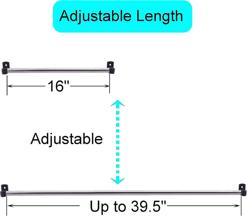 YYST Gift Wrapping Paper Wall Mount Storage Station, Organizer, Dispensing Rack for Gift Wrapping Paper up to 40 Inch(100CM) Wide.