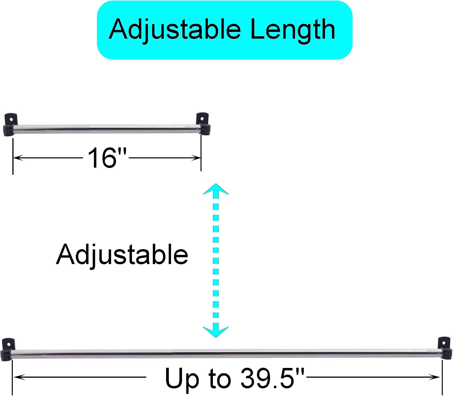 YYST Gift Wrapping Paper Wall Mount Storage Station, Organizer, Dispensing Rack for Gift Wrapping Paper up to 40 Inch(100CM) Wide.