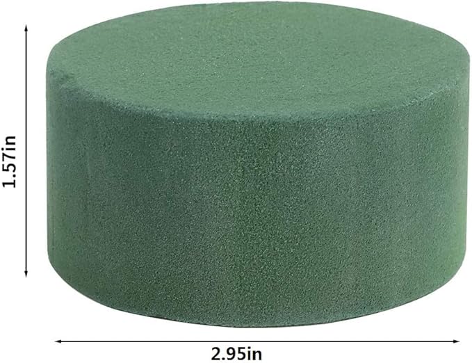 CCINEE Round Floral Foam,Wet Florist Foam Block Flower Arrangement Supplies for Craft Project,Pack of 20