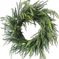 24 inch real touch norfolk pine christmas wreath, main product view
