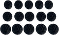15pcs Honeycomb Balls Decorations 4'' 6'' 8'' Party Honeycomb Ball Flower Tissue Pom Poms Flower Ball Hanging Flower Balls for Baby Shower Birthday Wedding Nursery Decor(4'' 8'' 10'' Black)