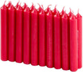 KCB 250 223-02 Christmas Tree Candles, 9.6 cm, Diameter 1.2 cm, Red (Pack of 20)