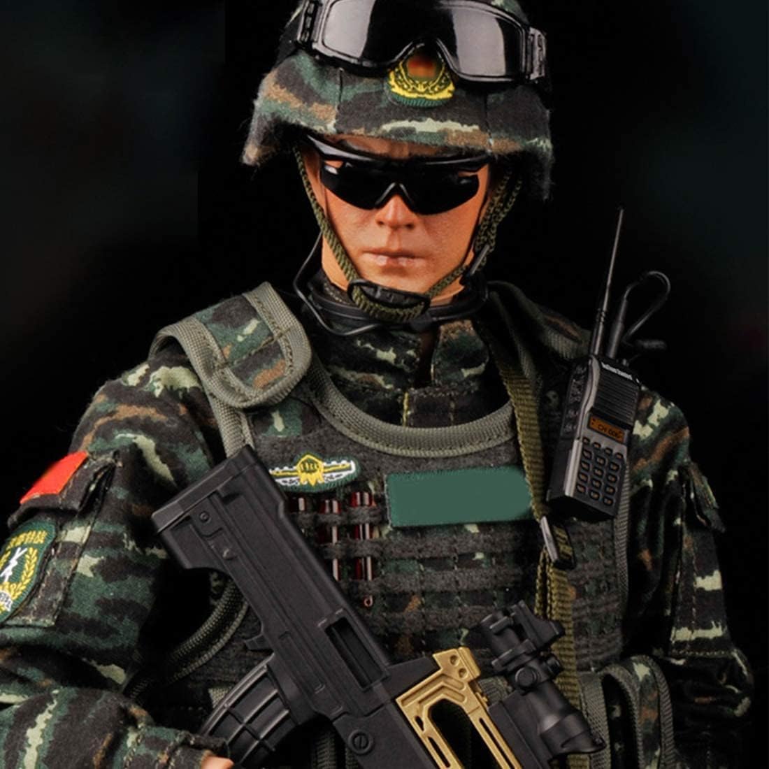 1/6 Soldier Action Figure Model, Army Police Soldier Model Set