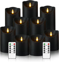 nimiko flameless candles with remote, battery operated flickering, main product view