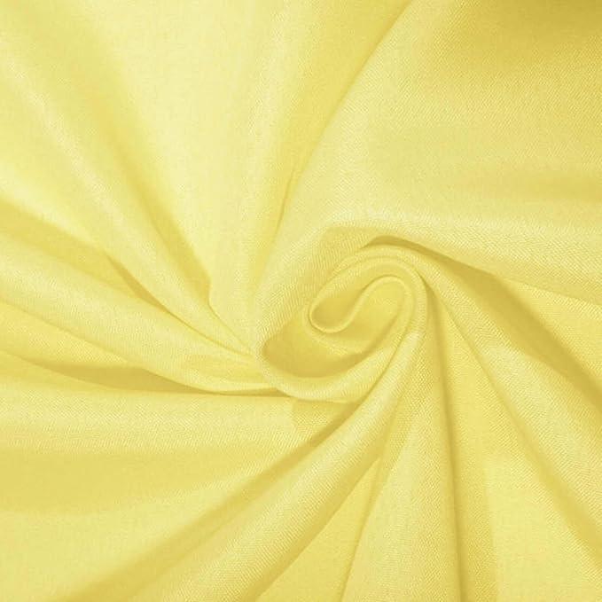 Efavormart 70" Yellow Square Polyester Tablecloth for Dining Table, Wedding, Party, Event, Banquet, Restaurant Decoration