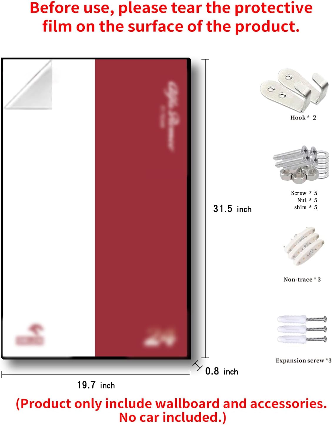 iluane display wallboard for cada 1:8 alfa romeo, close-up detail