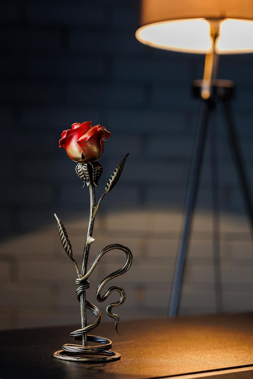 Personalized Iron Rose - Wedding 6th & 11th Year Anniiversary Metal Flower