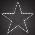 kringle traditions 48-inch lighted cool white christmas star, main product view