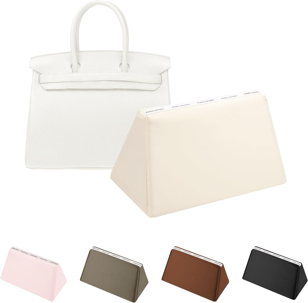 satin purse pillow insert for birkin 25, craie, main product view