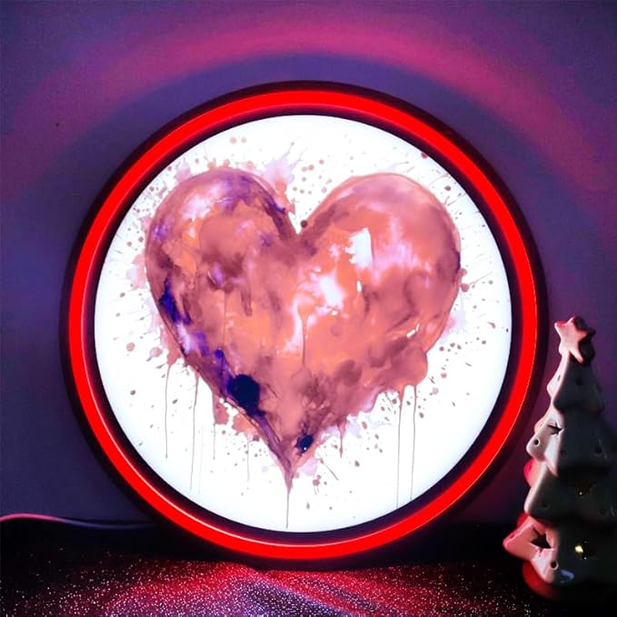 Custom business sign,Personalized Backlit LED Signs, Acrylic custom light up sign for business logo, UV/Metal Bar Salon Beauty Studio Custom LED Neon Name Wall Decor Sign (Front Light Neon Sign)