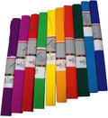 Idena 617003 - Crepe Paper 10 Rolls 50 x 250 cm Assorted