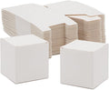 Juvale Bridesmaid Proposal Box - 3 x 3 x 3 In, 100-Count White Mini Gift Boxes with Lids & Cookie Case for Candy & Candle Packaging - Durable Paper & Easy Assembly