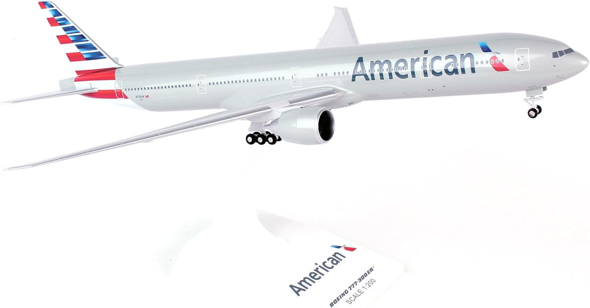 daron skymarks skr715 american 777-300 new livery airplane, main product view