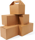 happyhiram 40 pack brown kraft large gable boxes, main product view