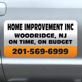 Car Magnet Signs Custom - 24"x12" (Set of 2), 30-mil Thickness with Rounded Corners (Orange)
