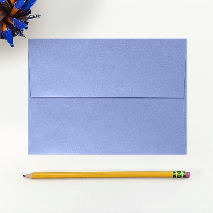 LUXPaper A7 Invitation Envelopes | Peel & Press | 5 1/4" x 7 1/4" | Vista Metallic | 80lb. Text | 1,000 Qty