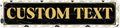 Custom Sign, Custom Street Sign, 11 Font Colors, 13 Font Styles, 4 Hole Options, 22 Sizes, 4x18 Inches, Rust Free DiBound, Fade Resistant, Made in USA by My Sign Center (Marble Tile)