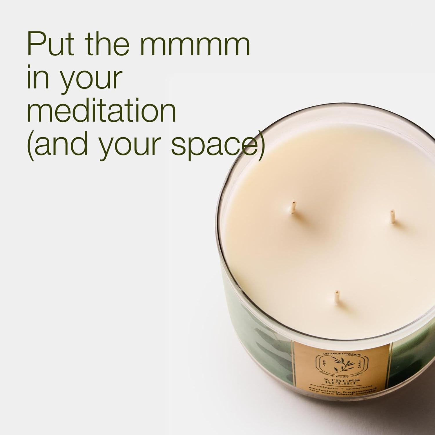Bath & Body Works Eucalyptus Spearmint 3-Wick Candle - Scented Candle for At-Home Use - Long-Lasting, Room-Filling Fragrance - High Fragrance Oil Concentration - Soy Wax Blend