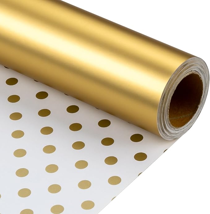 Garbendy Gift Wrapping Paper Roll-Solid Color Pearly-Lustre Paper,Perfect for Wedding, Valentine's Day,Birthday, Christmas,Baby Shower, Party - 17 Inch X 33 Feet