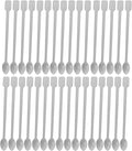 Coffee Spoon 500 PCS Disposable Tiny Coffee Tea Spoon White Plastic Stir Cocktail Sticks Mini Tea Stirrer