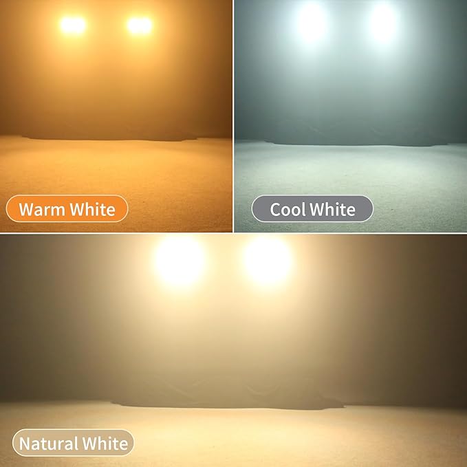 Stage Lights, 4X100W COB Spotlight LED Par Can Retro Lights, 2 in 1 Cool White & Warm White DMX512 Sound Activated Blinder Uplights for Events Parties Wedding Church Concert Studio Show Dance - 4Packs