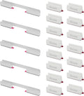 Govee RGBIC Neon Rope Light Plastic and Metal Mounting Brackets 20pcs | RGBIC Rope Light Clips for Neon Lights 2 H61D3 & H61D5 & H61D6, WiFi Neon Lights Holders (Not Support H61A0 & H61A2), White