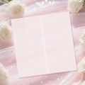 120 Pack Pre-Folded Vellum Jackets for 6x6 Invitations, Translucent Vellum Paper 6x6 Jackets, 100GSM Wedding Invitations Wraps, Envelope Liners for Birthdays, Baby Showers