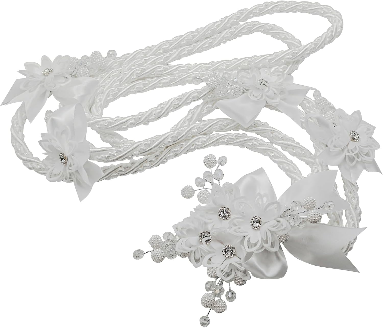 Lassos Boutique Ivory White Wedding Lasso Rope Traditional Lazo Cord (White)