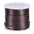 BENECREAT 9 Gauge 55FT Brown Jewelry Craft Wire Tarnish Resistant Bendable Aluminum Sculpting Metal Wire for Jewelry Craft Beading Work, Wreath, Tree Roots Model