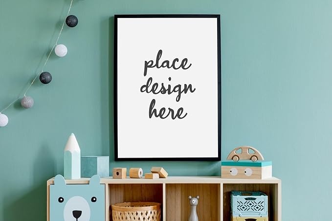 KTKDE A2 Poster Frame Black 16.5x23.4 inch Woodgrain Picture Frames,Vertical & Horizontal Wall Hanging Large Picture Frame for Photos,Posters and Artwork - Perfect for Christmas gifts and Home Decor
