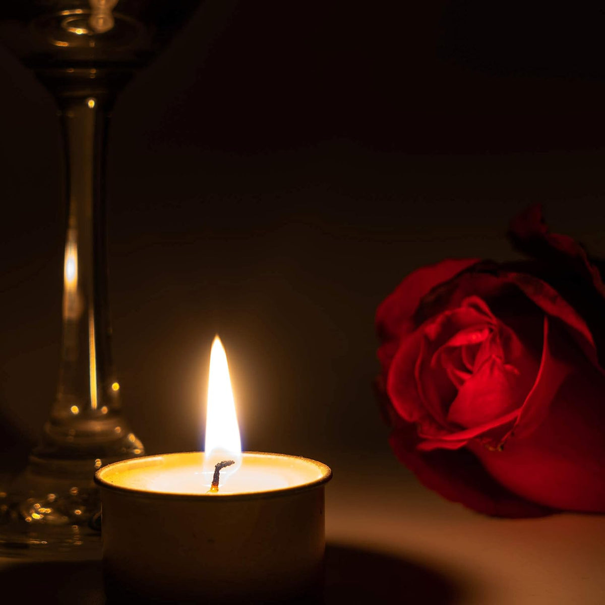 HomeLights Tealight Candles - 8 Hour Long time Burning, Giant 100,200,300 Pac...