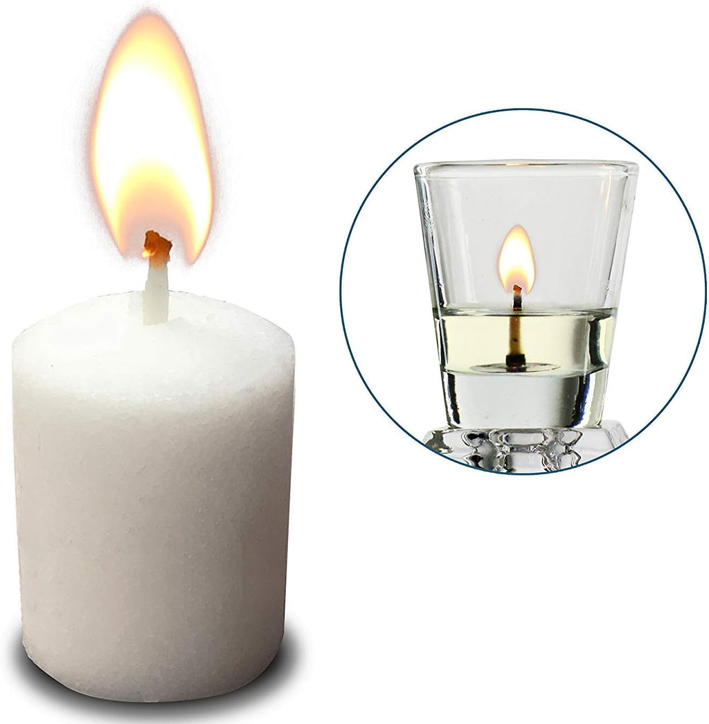 OHR CANDLES Ohr 4 Hour Neironim Candles, Shabbat and Small Votive Wax Candle, 72 Count