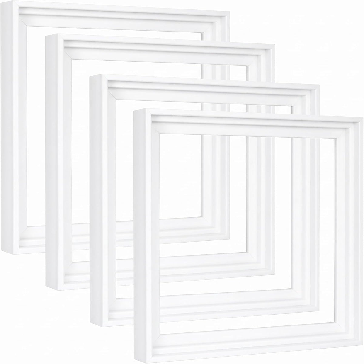 mcs canvas float frames 12x12 canvas white frame, main product view