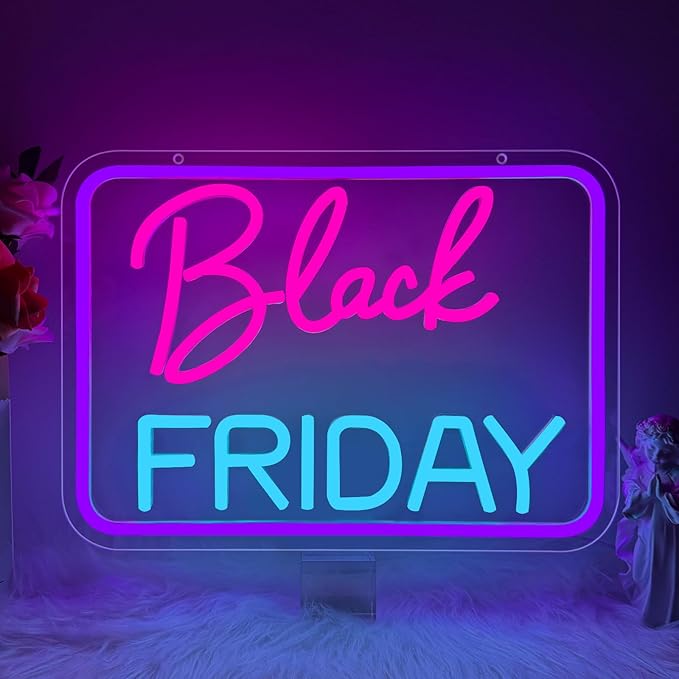 LED Business Neon Sign, Led Neon Light Signs for Store Shop Malls Bright Advertisement Sign for Wall Decor Window Dimmable USB Powered(14.6" × 10.6")