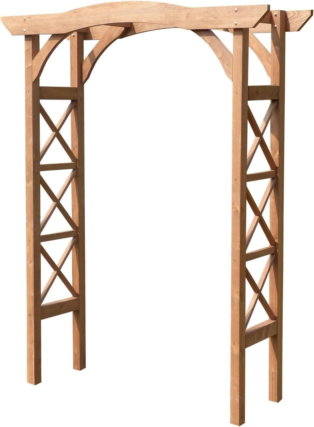 Maykoosh Asian Aesthetics Arbor, 60" W x 79.53" H, Rectangular Wood...